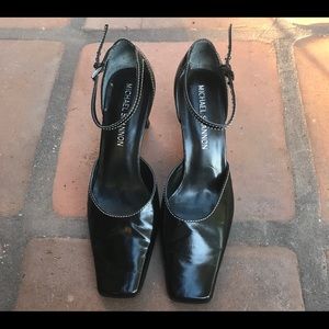 Black Michael Shannon Heels with Anle Strap!